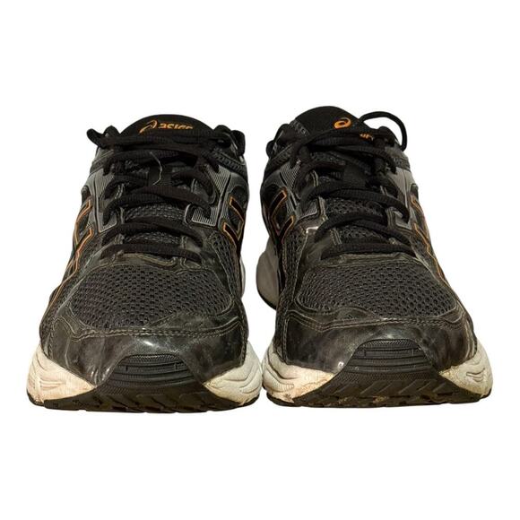 ASICS Gel-Contend 2 Men’s Running Shoes Black Orange Size 11.5 Athletic Comfort - Picture 2 of 8